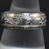 hand engraved scroll gents wedding band web