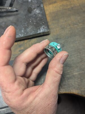 Roy's gold horse ring